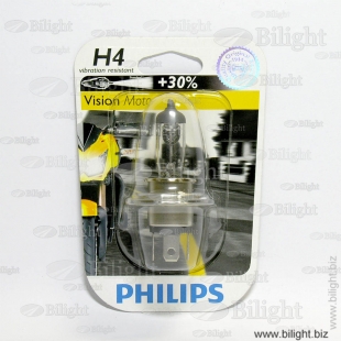 12342PRBW - H4 12V- 60/55W (P43t) ( +30% ) Vision Moto - PHILIPS -      - PHILIPS