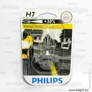 12972PRBW - H7 12V- 55W (PX26d) ( +30% ) Vision Moto - PHILIPS -      - PHILIPS