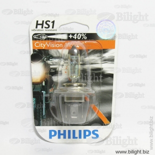 12636CTVBW - HS1 12V-35/35W (PX43T) ( +40% ;   ) CityVision Moto - PHILIPS -      - PHILIPS