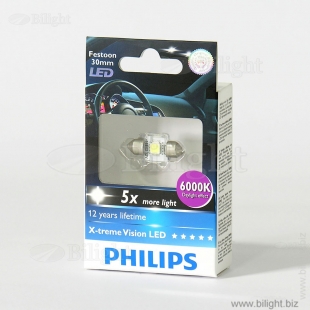 129416000KX1 - Fest T14 12V- 1W (SV8,5-30/11) LED 6000K X-tremeUltinon LED (..1.) - PHILIPS -    - PHILIPS